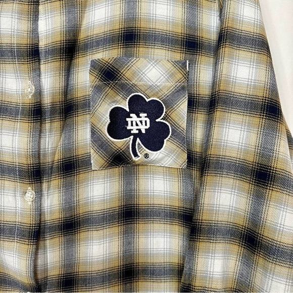 Concepts Navy/Gold Notre Dame Fighting Irish Long Sleeve Size Large - Picture 4 of 6